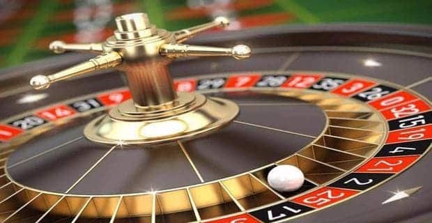 Tampilan meja Texas Hold'em Bonus di dot77 dengan dealer langsung